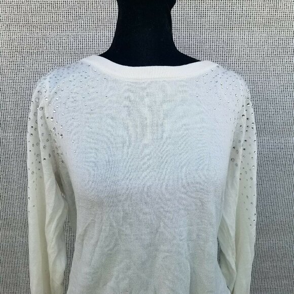 INC Long-Sleeve Studs Sweater. Size Large. New Without Tags - Picture 6 of 11